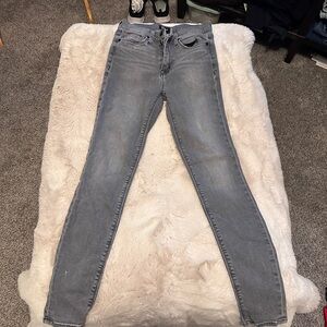 Hudson Jeans Women's Light Gray Skinny Jeans